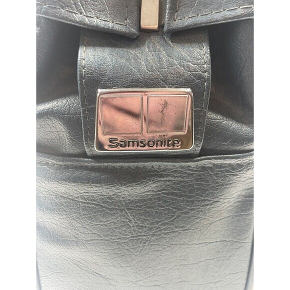 Vtg Samsonite Luggage Weekender Hand Bag Royal Traveler Medalist Blue - Picture 3 of 11